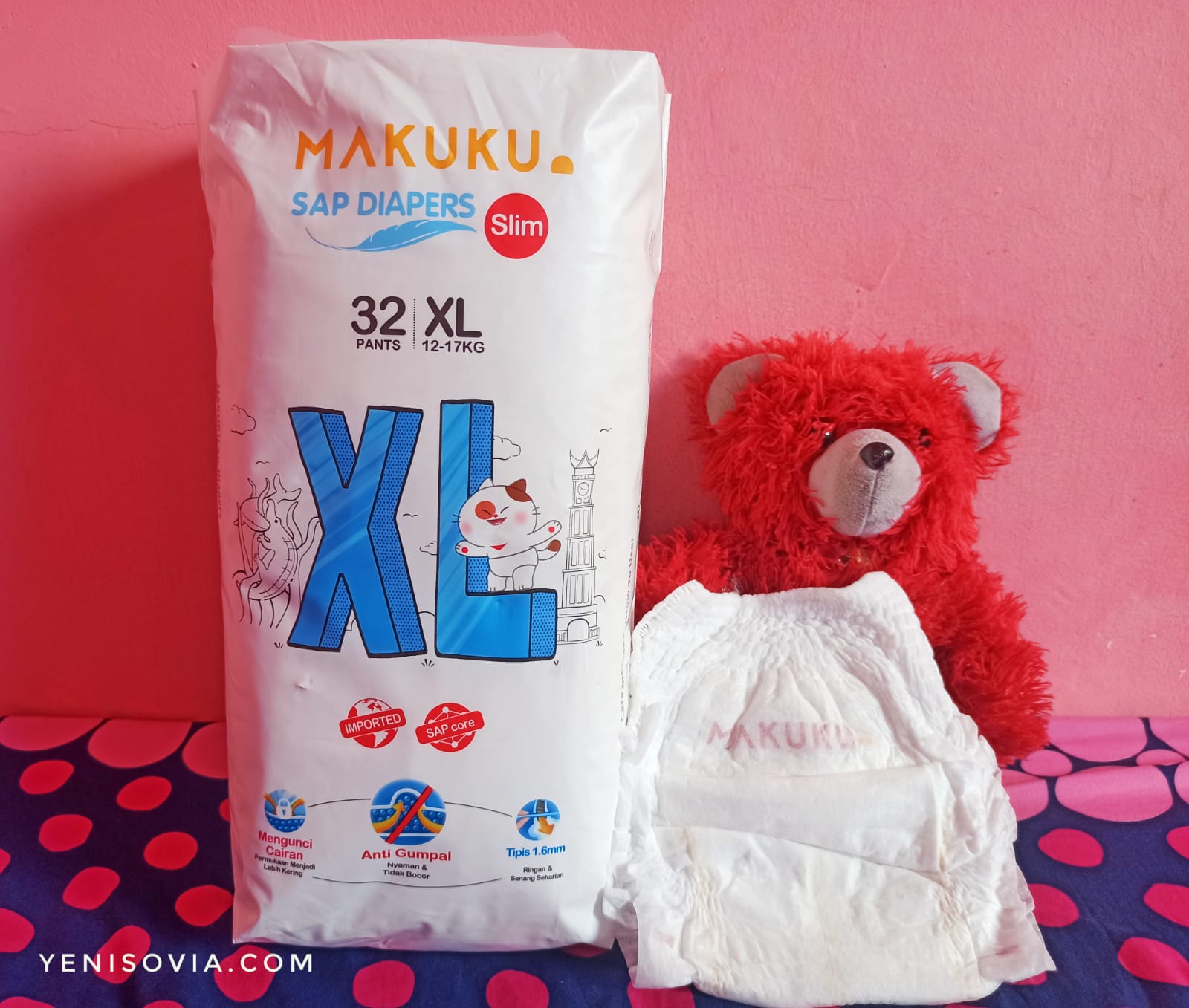 Pengalamanku Mengatasi ruam Popok pada Anak. Yuk Konsultasikan ke Ahlinya Review MAKUKU SAP Diapers Slim, Mencegah Ruam Popok